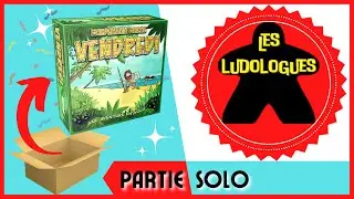 Les Ludologues - partie SOLO de VENDREDI - jeu de société en SOLO
