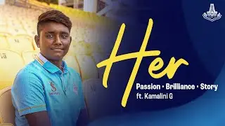 A conversation with rising star, Kamalini G | Women's cricket | TNCA exclusive 📹