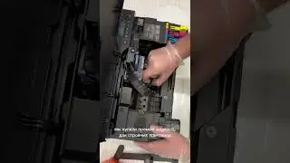 Замена промывка печатающей головки у струйного принтера canon g540