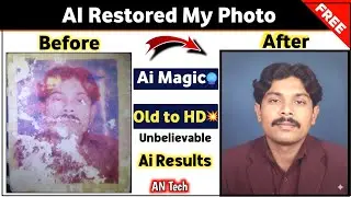 AI Restored My Old Photo in Seconds! 😱 | Photo Restoration Tutorial