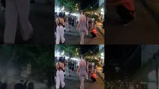 【Full video ▶】Women Back View Street Walk｜Bangkok Khao San