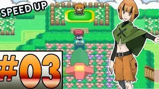 Pokemon Platinum Walkthrough Part 3 - Eterna City & Gym Leader Gardenia (SPEED UP!)