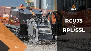 Stra&szlig;enfr&auml;se RPL/SSL-45 kompatibel mit Raupenfahrzeug RCU75