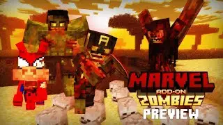 ZOMBIES AI (Preview) - Marvel Zombies (Add-on) | Minecraft Bedrock
