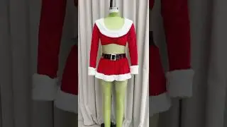 Your a mean one Mrs. Grinch #legavenue #santa #holidaycostume