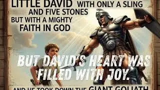 🎵 &ldquo;Little David, Mighty Faith&rdquo; &ndash; A Kids&rsquo; Bible Song of Courage and Faith! 🎵
