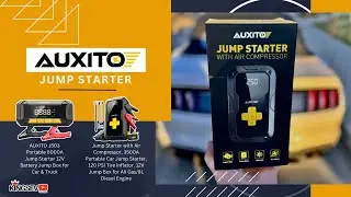 Auxito&nbsp;Jump Starter With Air Compressor&nbsp;in Action&nbsp;!