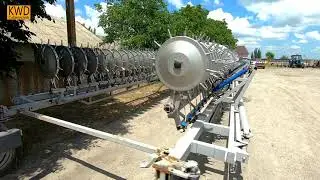 Агрегат по технологии Cultan. В Запорожской области, Ореховский р-н.