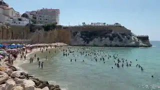 Benidorm Spain - Playa Cala del Mal Pas Benidorm August 5, 2024