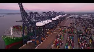 Felixstowe docks 4k DJI Mini 2