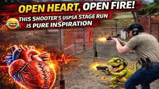 Open Heart, Open Fire! This Shooter's USPSA Stage Run is Pure Inspiration.