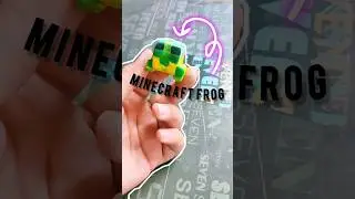 diy frog in Minecraft #shorts #craft #pixelart