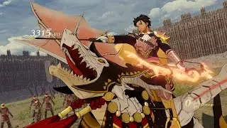 Fire Emblem Warriors: Three Hopes - Wyvern Master/Barbarossa Moveset Showcase