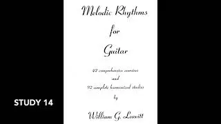 Backing Track to Study 14 in William Leavitt's Melodic Rhythms (Berklee Press).
