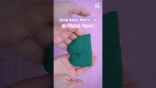 #comohacer Relieve 3D en #pi&ntilde;atas planas o de tambor sin engrudo #manualidades #hechoamano #diy