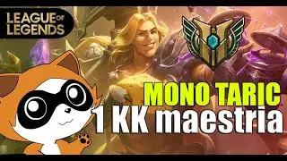 MONO TARIC SOLOQ 1KK MAESTRIA TESTANDO NOVA SKIN - LEAGUE OF LEGENDS