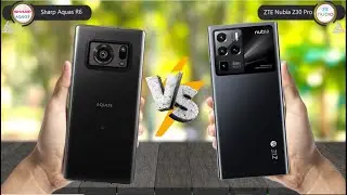 Nubia Z30 Pro VS Sharp Aquos R6 | Sharp Aquos | ZTE | 5G | Comparison