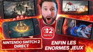 NINTENDO SWITCH 2 DIRECT : LES ENORMES JEUX ARRIVENT ENFIN 😱🔥