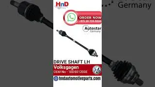 Autostar Germany DRIVE SHAFT LH WITH EXTERNAL CV JOINT For Volkswagen 1ED501203E #vw
