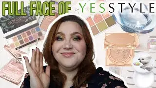 Full Face of YesStyle | Full Face Asian Beauty | Testing PeriPera, Unleashia, Focallure, Clio & More