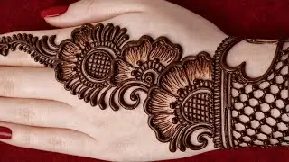 ऊप्स oops न्यू स्टाइलिश मेहंदी डिजाइन बैक हैंड ll stylish mehndi designs back hand mehndi 