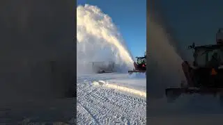 That Rooster Tail Doesn&rsquo;t Lie | M135GX w/ Normand #Kubota #Normand #SnowBlower #RoosterTail