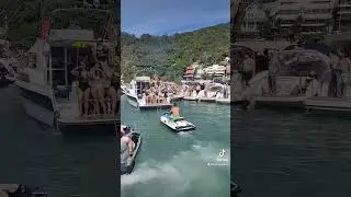 Dono da lancha cabe&ccedil;a branca chegando no Caixadaco Caixa D'a&ccedil;o