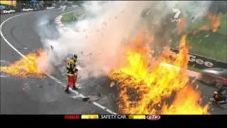 David Besnard huge crash Bathurst 1000 2011