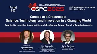 Canada at a Crossroads: Science, Technology, and Innovation in a Changing World