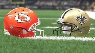 Madden NFL 21 - Kansas City Chiefs Vs New Orleans Saints PS4 Gameplay