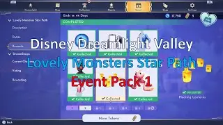 Disney Dreamlight Valley Lovely Monsters Star Path Event Pack 1