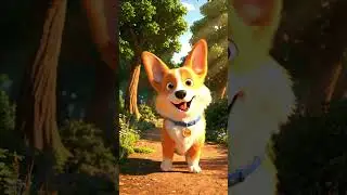 Pax and the Long Way Home 🐶🌱 | A Meaningful Pixar-Style Short Film #pixarstyle #paxthecorgi #corgi