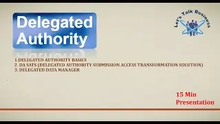 Episode 1 - Delegated Authority Business Basics