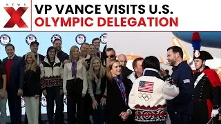 Vice President JD Vance Meets U.S. Winter Olympic Athletes In Milan | NewsX