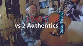 Сравнение Martin D18 1940 года с двумя оригиналами