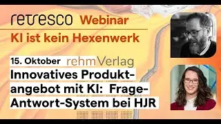 Webinar: Innovatives Produktangebot mit KI &ndash; Frage-Antwort-System bei HJR