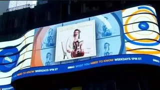 Stjepan Hauser Christmas Album On New York Time Square 2024
