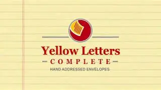 Yellow Letters Complete - Our Order Process