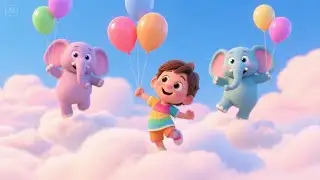Dancing Elephants in the Sky | Fun Kids Song | Imaginative Animal Adventure