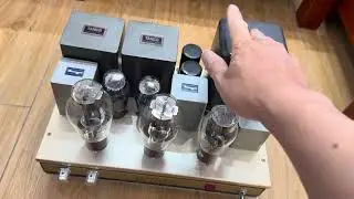 Ampli 300B kít Nhật mạch sử dụng máy biến áp nối tầng.zalo 0367285369