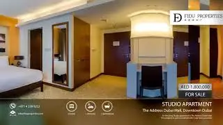 Luxury Studio with 5 Star Amenities in The Address Dubai Mall