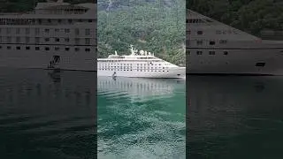 small cruise ship 🚢 is the best to explore 🌎