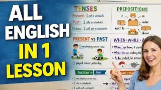 English for Beginners: Learn Tenses, Prepositions & Sentences in One Lesson | Learn | English | now