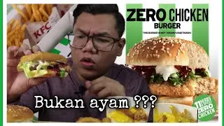 KFC Zero Chicken Burger | Burger Ayam Yang Bukan Ayam?? Habistuuu??