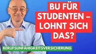 Berufsunf&auml;higkeitsversicherung im Studium: Warum BU f&uuml;r Studierende so wichtig ist.