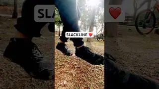Rol&ecirc; de Slackline no Parque Ramiro #blumenau #shorts #equilibrio