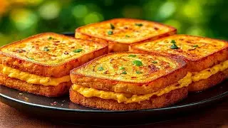 A breakfast idea for every day: Egg toast prepared in just 5 minutes!