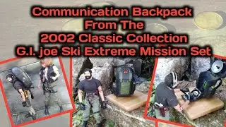 Communication Backpack From The 2002 Classic Collection G.I. joe Ski Extreme Mission Set