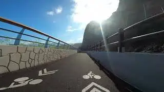 Vidéo de la voie verte du Cap La Houssaye en caméra embarquée