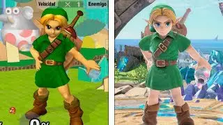 Super Smash Bros Ultimate | Young Link Evolution | 2001-2018